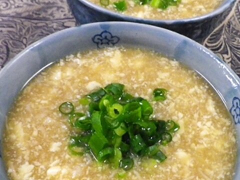 超簡単、蟹豆腐スープ